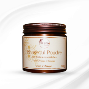 Ghassoul poudre aux l'huiles essentielles